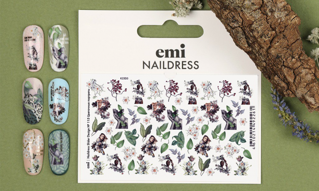 Naildress Slider Design №115 Цветочные портреты