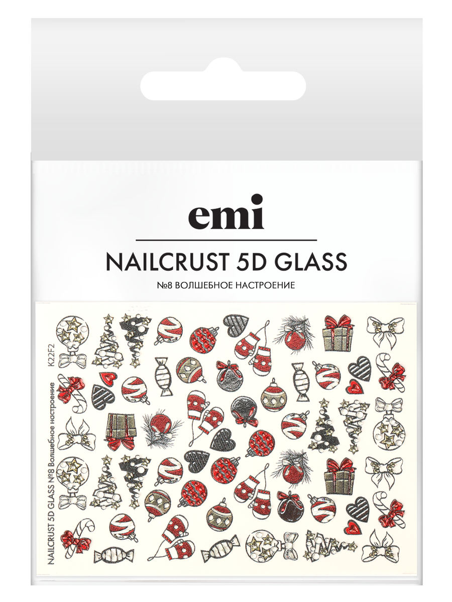 Купить NAILCRUST 5D GLASS №8 Волшебное настроение в официальном магазине EMI с доставкой по России
