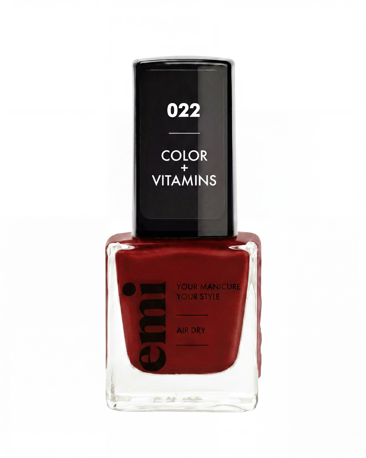 Купить NANO-Лак Color+Vitamins Горький гранат №022, 6 мл в официальном магазине EMI с доставкой по России
