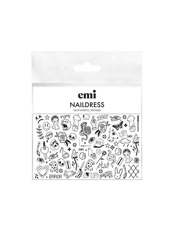 Купить Naildress Slider Design №79 Интро_черный в официальном магазине EMI с доставкой по России