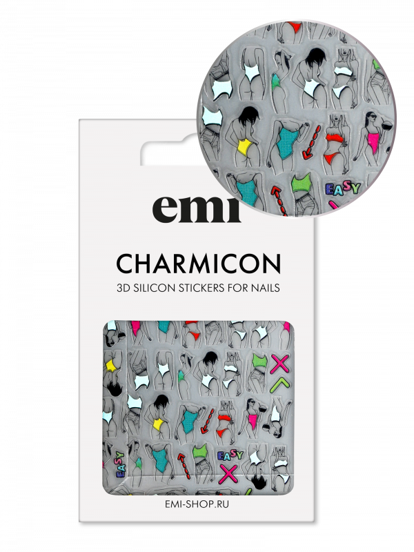 Купить Charmicon 3D Silicone Stickers №208 Easy-breezy в официальном магазине EMI с доставкой по России