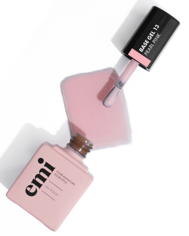 Купить E.MiLac Base Gel Жемчужно-розовый №13, 15 мл в официальном магазине EMI с доставкой по России