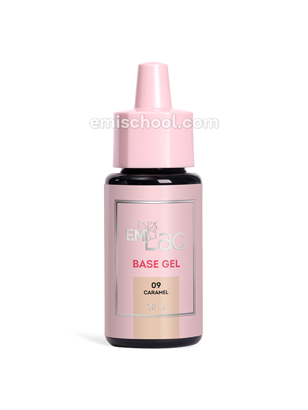 Купить E.MiLac Base Gel Карамель №09, 30 мл. в официальном магазине EMI с доставкой по России